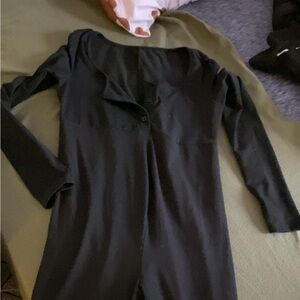 Maternity form fitting bodysuit